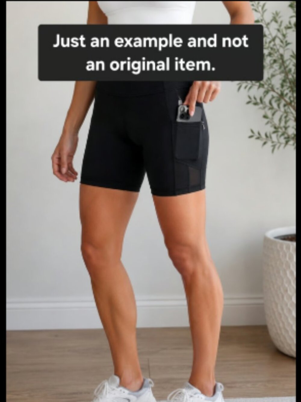 Athleta Black High-Rise Biker Shorts with Pockets | Women's Activewear I Small